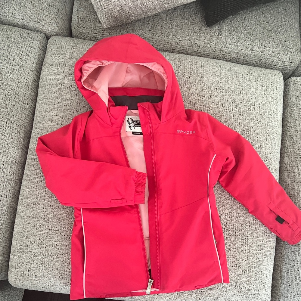 Girls spyder jacket sz 7